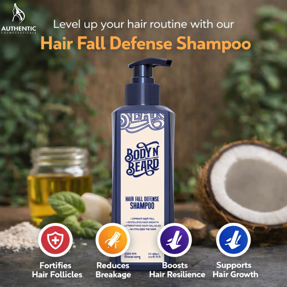 Body N Beard Hair Fall Defense Shampoo 200ml