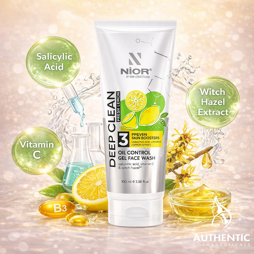 NIOR Deep Clean Gel Face Wash Fresh Lemon 100 ml