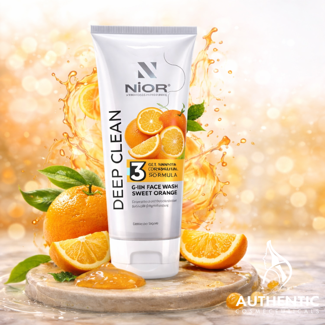 Nior Deep Clean Gel Face Wash Sweet Orange 100ml