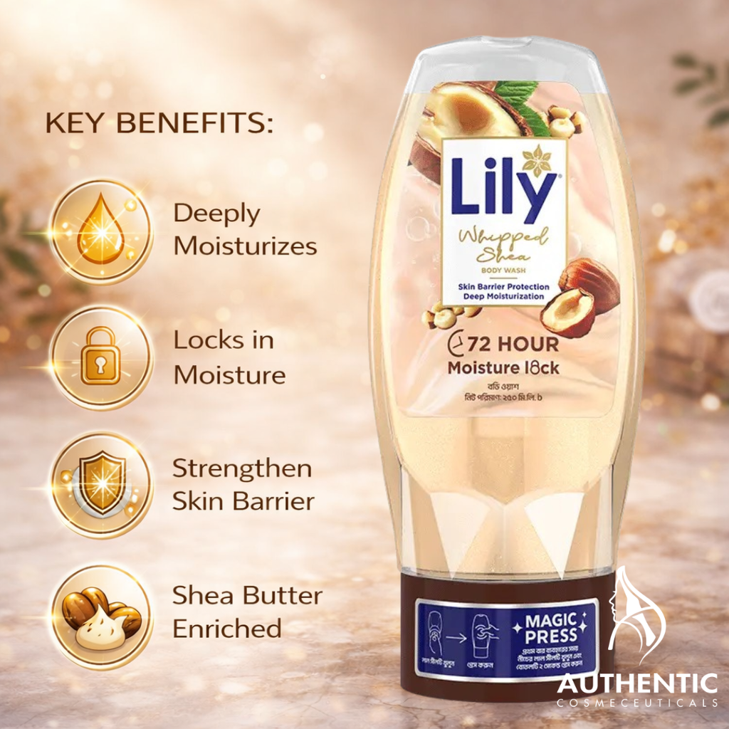 Lily Whipped Shea Body Wash 250ml