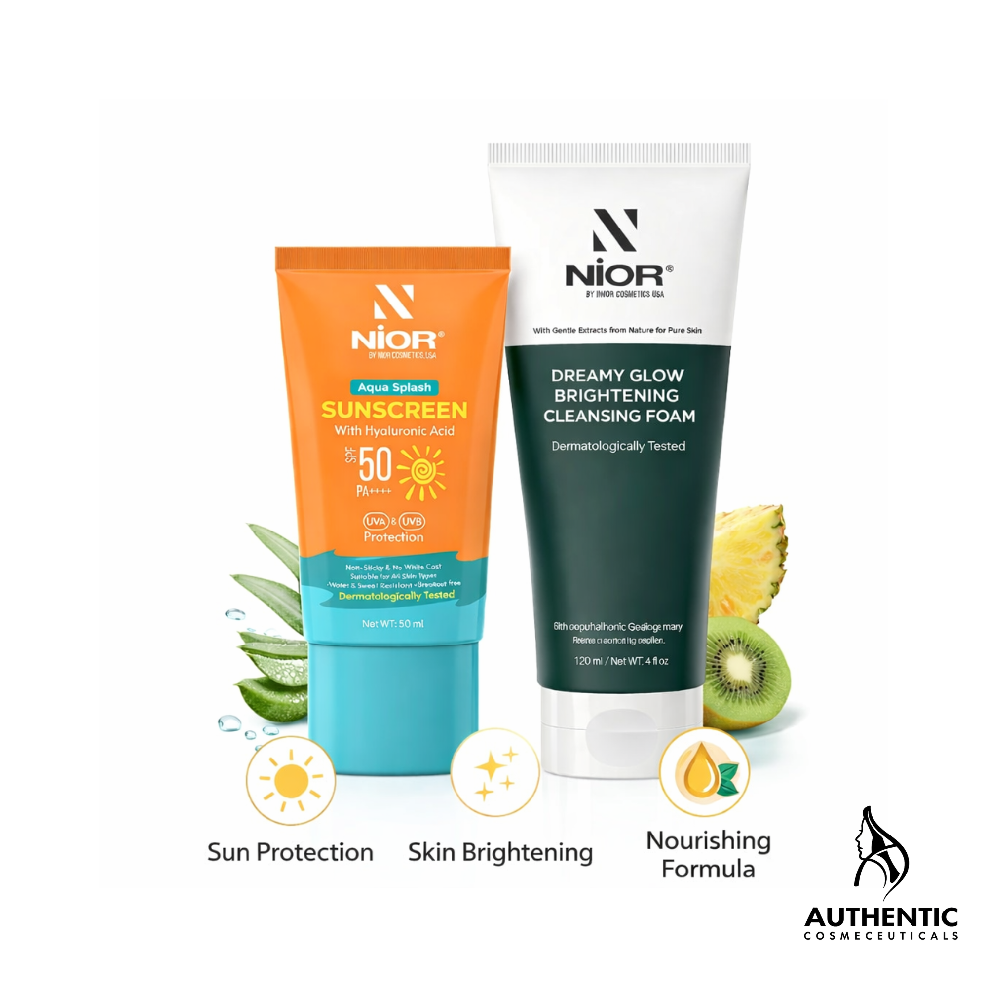 NIOR Glow & Protect Skincare Combo