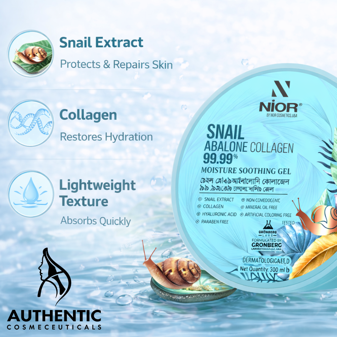 NIOR Snail Abalone Collagen Moisture Soothing Gel 300 ml