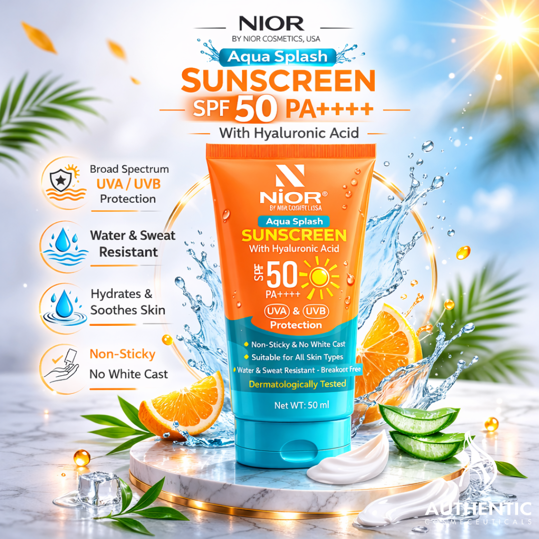 Nior Aqua Splash Sunscreen SPF 50 PA++++ 50ml