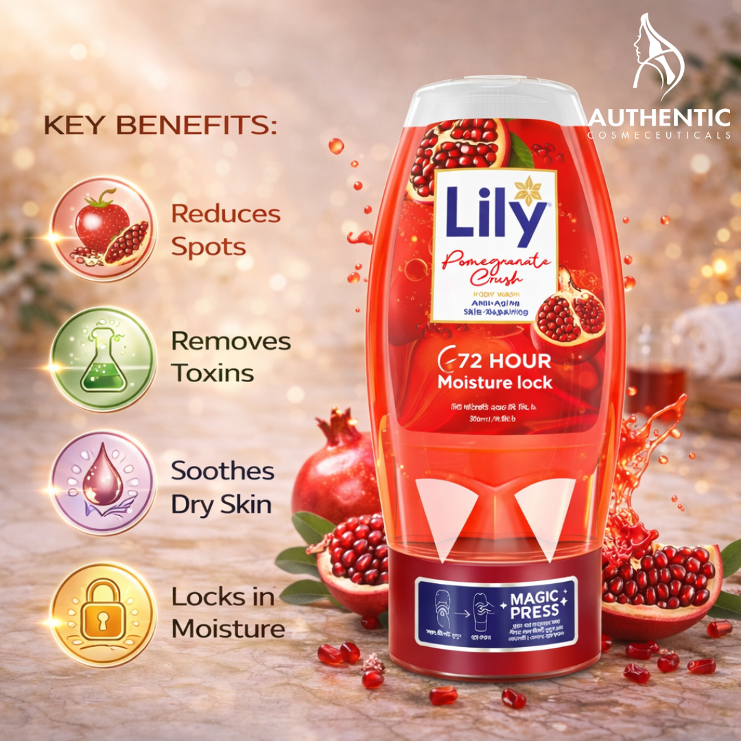 Lily Pomegranate Crush Body Wash 250ml