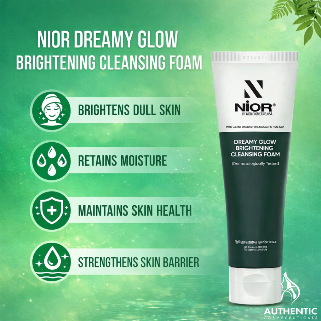 Nior Dreamy Glow Brightening Cleansing Foam 120ml