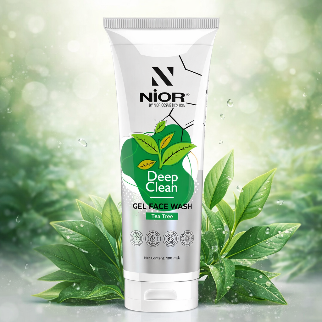NIOR Deep Clean Gel Face Wash Tea-Tree 100ml