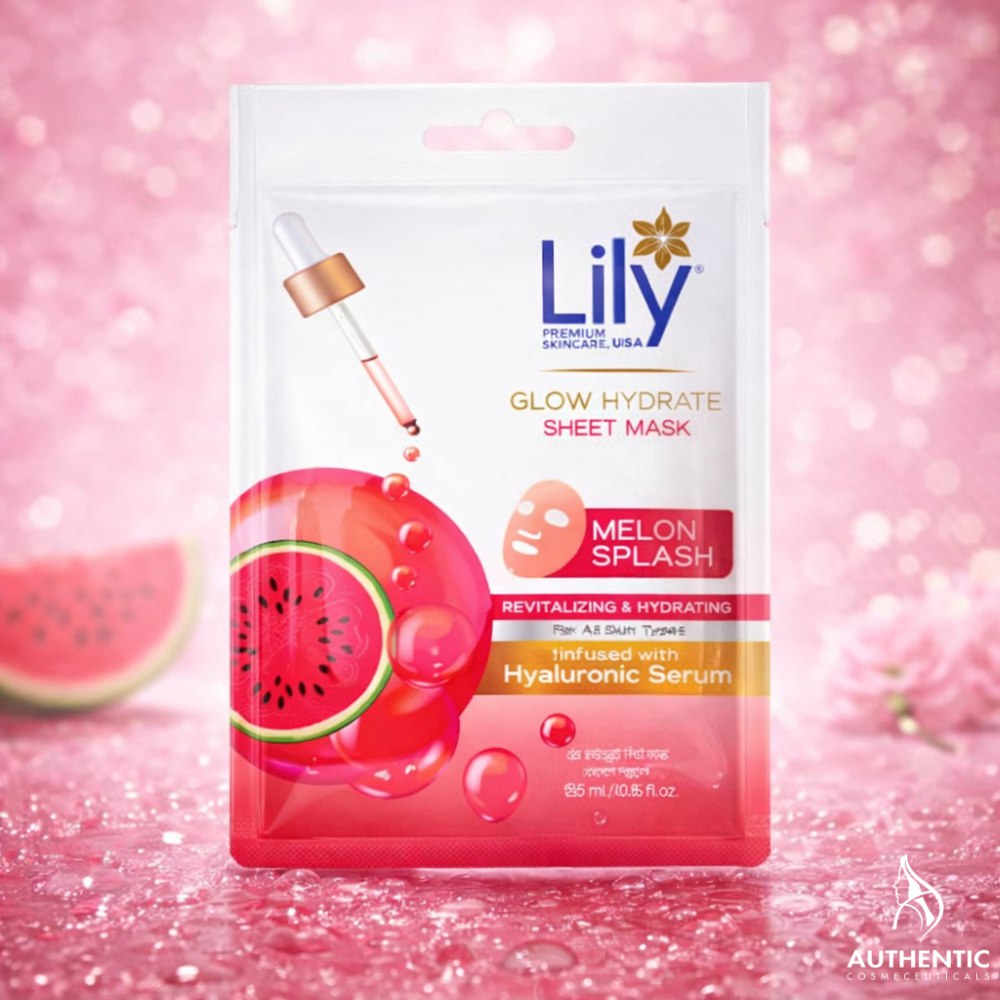 Lily Glow Hydrate Sheet Mask Melon Splash 25ml