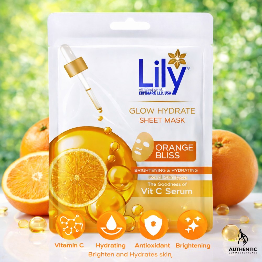 Lily Glow Hydrate Sheet Mask Orange Bliss 25ml