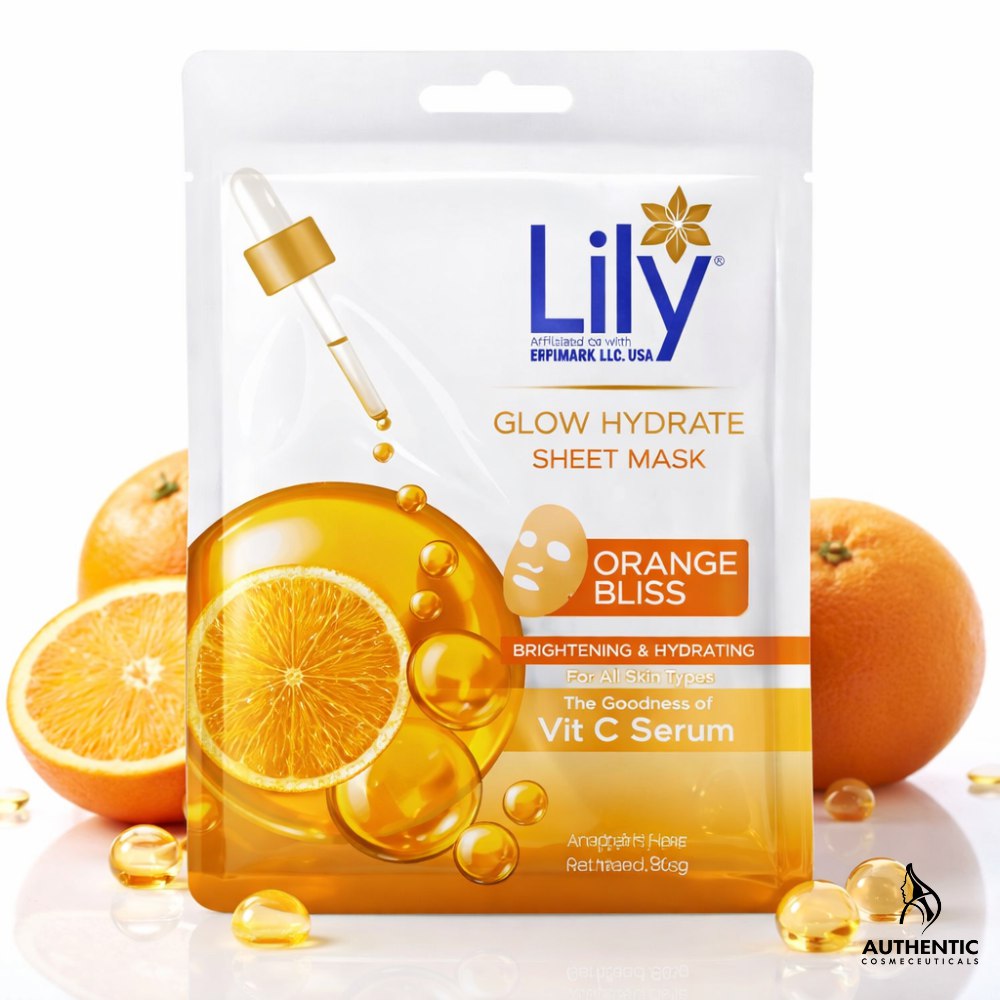 Lily Glow Hydrate Sheet Mask Orange Bliss 25ml