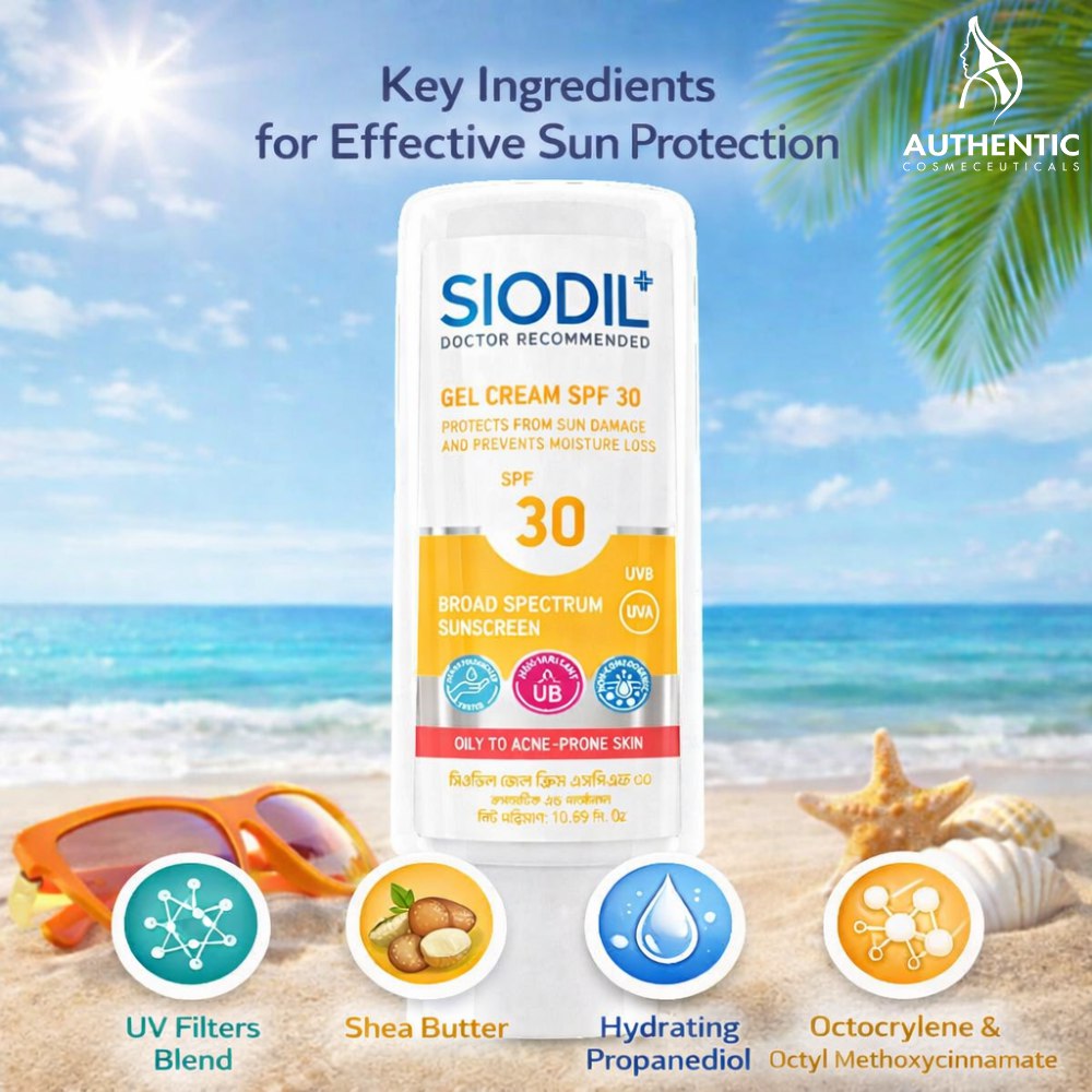 SIODIL Gel Cream SPF 30 100ml